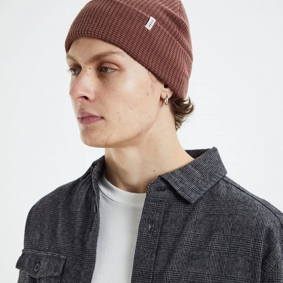 Anthropologie- ITC SUSTAINABLE Waffle Beanie - Picture 1 of 5